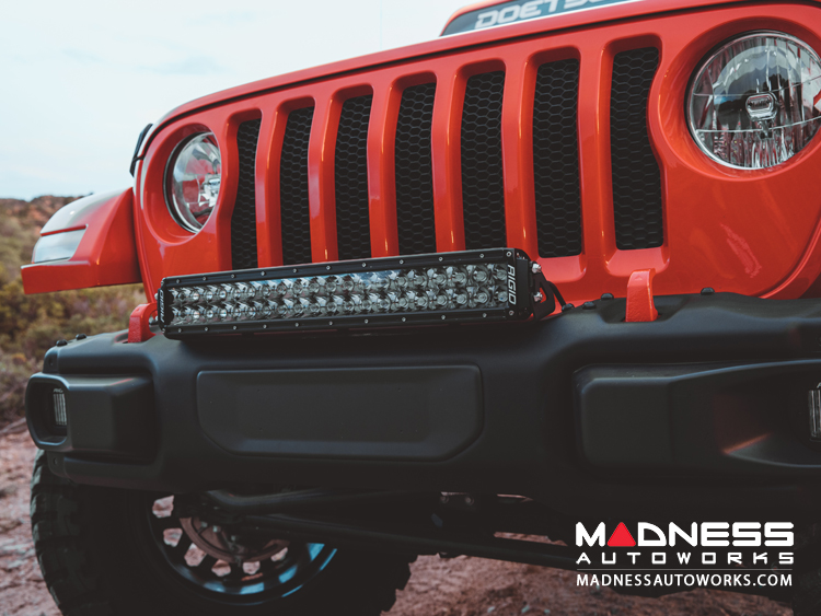 Jeep Wrangler JL Curved Bumper Mount - Powder Coat